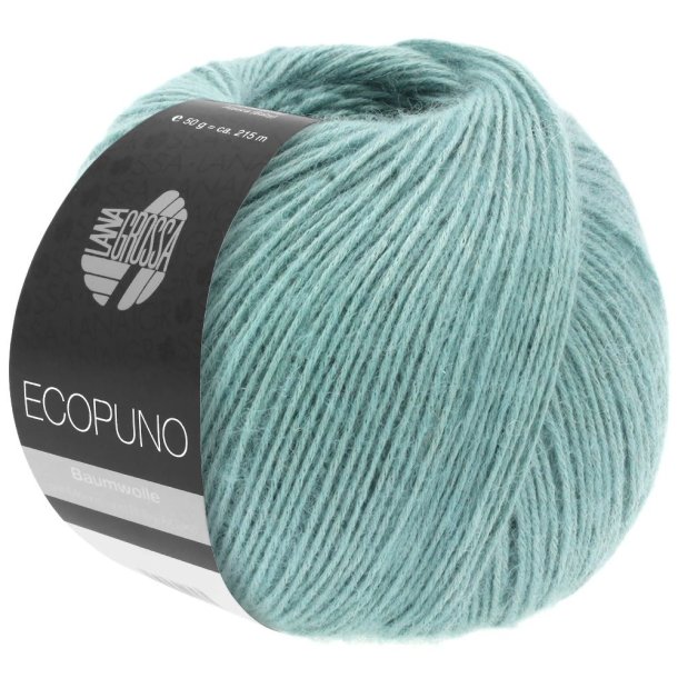 Lana Grossa - Ecopuno - bomuld/merino/alpaca garn - Mint Turkis (44) - 50g