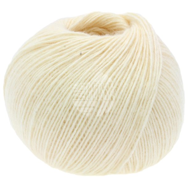 Lana Grossa - Ecopuno - bomuld/merino/alpaca garn - Ecru (46) - 50g