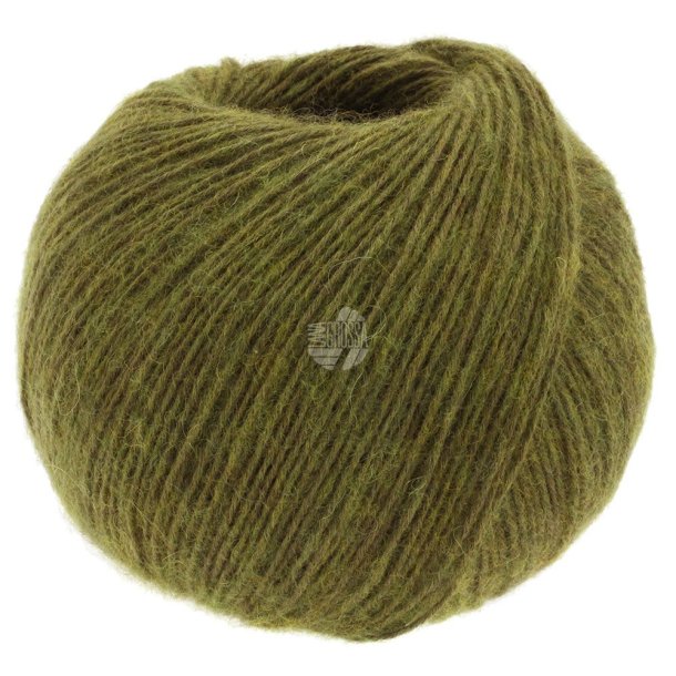 Lana Grossa - Ecopuno - bomuld/merino/alpaca garn - Mrk Oliven (54) - 50g
