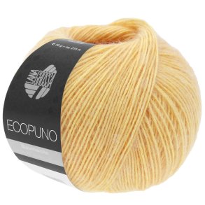 *Lana Grossa - Ecopuno - bomuld/merino/alpaca garn - Elfenbens Gul (61) - 50g