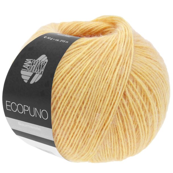 *Lana Grossa - Ecopuno - bomuld/merino/alpaca garn - Elfenbens Gul (61) - 50g