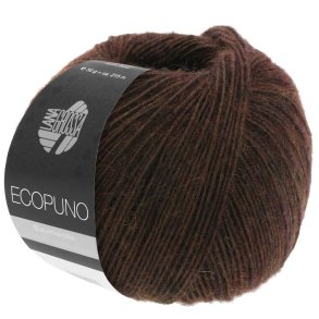 *Lana Grossa - Ecopuno - bomuld/merino/alpaca garn - Mokka (62) - 50g