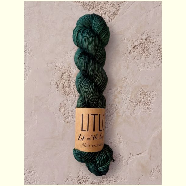 LITLG - Mohair Silk Lace - Semi-solid (meleret) - Emerald Eve - 50g