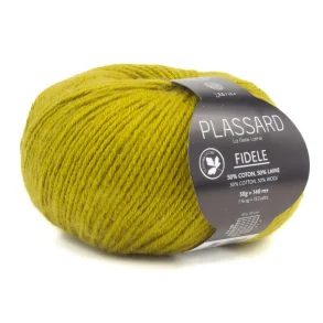 Plassard - Fidele - uld/bomuldsgarn - Lime (78) - 50g