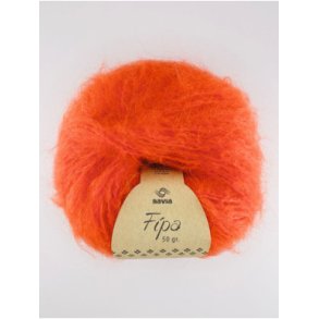 Navia - Fipa - Mohair/uldgarn - Cherry Tomato 1584 - 50g