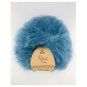 Navia - Fipa - Mohair/uldgarn - Denim 1539 - 50g