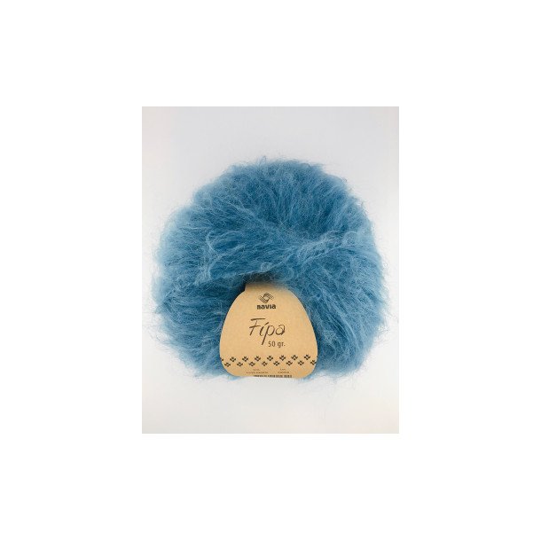 Navia - Fipa - Mohair/uldgarn - Denim 1539 - 50g