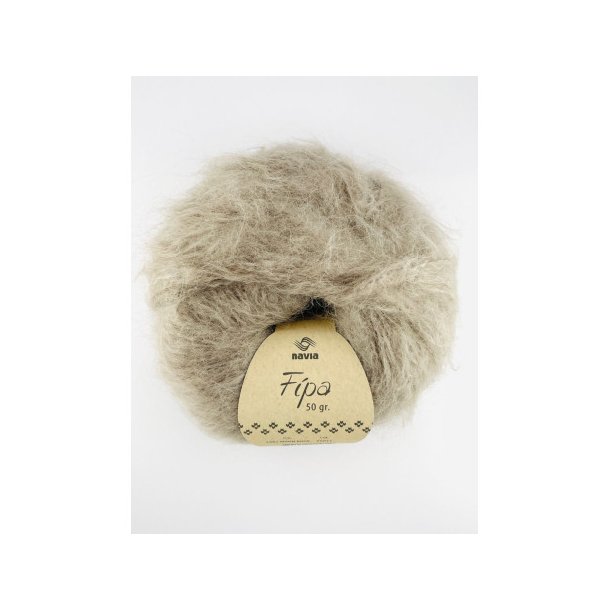 Navia - Fipa - Mohair/uldgarn - Moon Rock 1581 - 50g