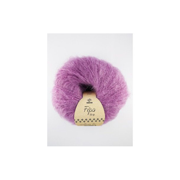 Navia - Fipa - Mohair/uldgarn - Smokey Grape 1563 - 50g