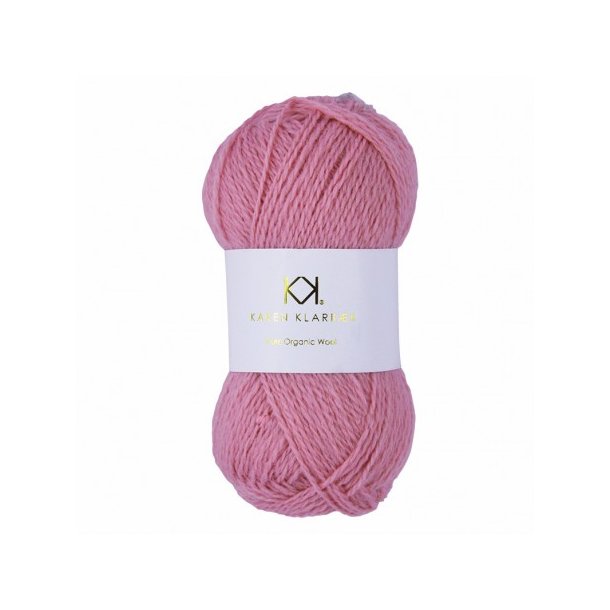 Karen Klarbk - Pure Organic Wool - uldgarn - Flamingo 2013 - 50g