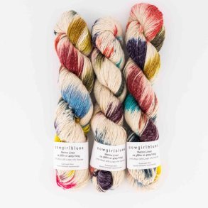 Cowgirl Blues - Merino Linen Gradient - Merinould og hrgarn - 