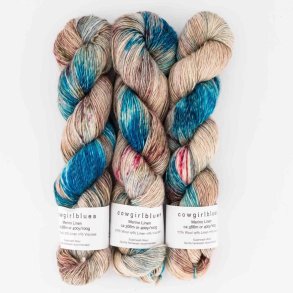 Cowgirl Blues - Merino Linen Gradient - Merinould og hrgarn - 