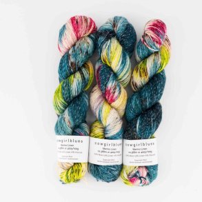 Cowgirl Blues - Merino Linen Gradient - Merinould og hrgarn - 