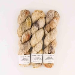 Cowgirl Blues - Merino Linen Gradient - Merinould og hrgarn - "Pata Pata" - 100g