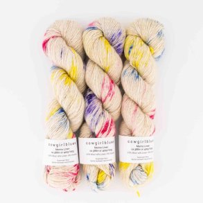 Cowgirl Blues - Merino Linen Gradient - Merinould og hrgarn - 