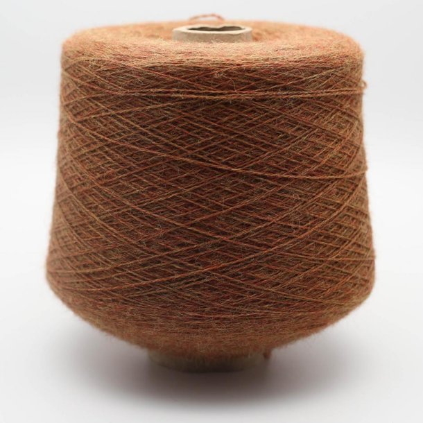 BC Garn - Babyalpaca uldgarn 10/2 p cone - Rusty Brown (124) - 50g
