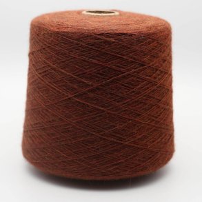 BC Garn - Babyalpaca uldgarn 10/2 p cone - Reddish Brown Heather (125) - 50g