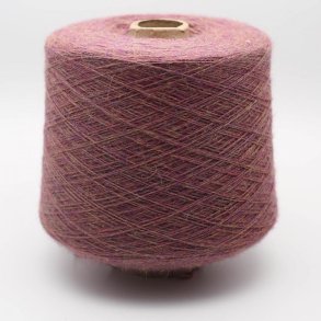 BC Garn - Babyalpaca uldgarn 10/2 p cone - Dark Pink Heather (128) - 50g