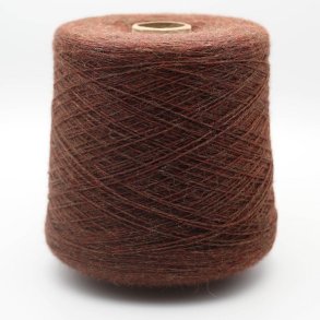 BC Garn - Babyalpaca uldgarn 10/2 p cone - Medium Brown Heather (129) - 50g