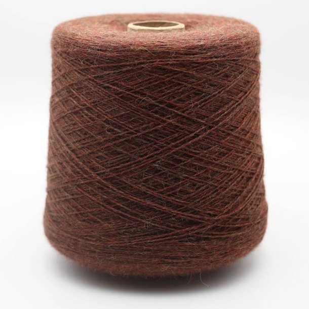 BC Garn - Babyalpaca uldgarn 10/2 p cone - Medium Brown Heather (129) - 50g