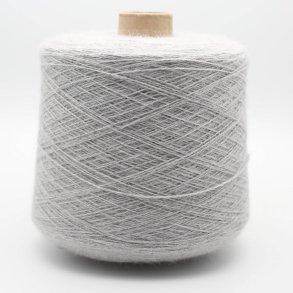 BC Garn - Babyalpaca uldgarn 10/2 p cone - Cloudy Grey (130) - 50g