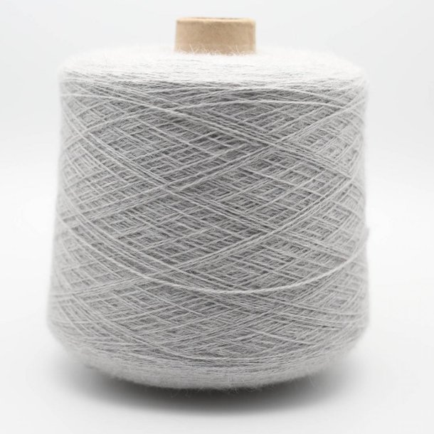 BC Garn - Babyalpaca uldgarn 10/2 p cone - Cloudy Grey (130) - 50g