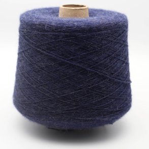 BC Garn - Babyalpaca uldgarn 10/2 p cone - Navy Melange (137) - 50g