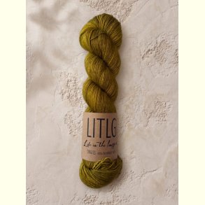 LITLG - Mohair Silk Lace - Semi-solid (meleret) - Golden Green - 50g