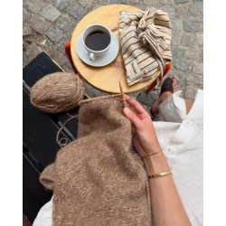 PetiteKnit - Knitter's String Bag - Seersucker Twin Stripe