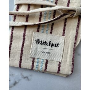 PetiteKnit - Knitter's Needle Case - To Go - Seersucker Twin Stripe