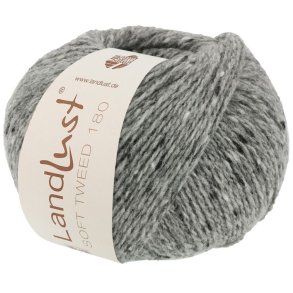 Lana Grossa - Landlust Soft Tweed 180 - merino uldgarn - Gr (0104) - 50g