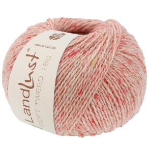 *Lana Grossa - Landlust Soft Tweed 180 - merinould garn - Lyserd (0112) - 50g