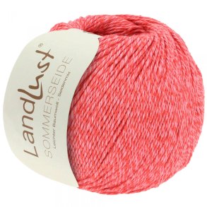 Lana Grossa - Landlust Sommerseide - silke/bomuldsgarn - Rosa (0020) - 50g