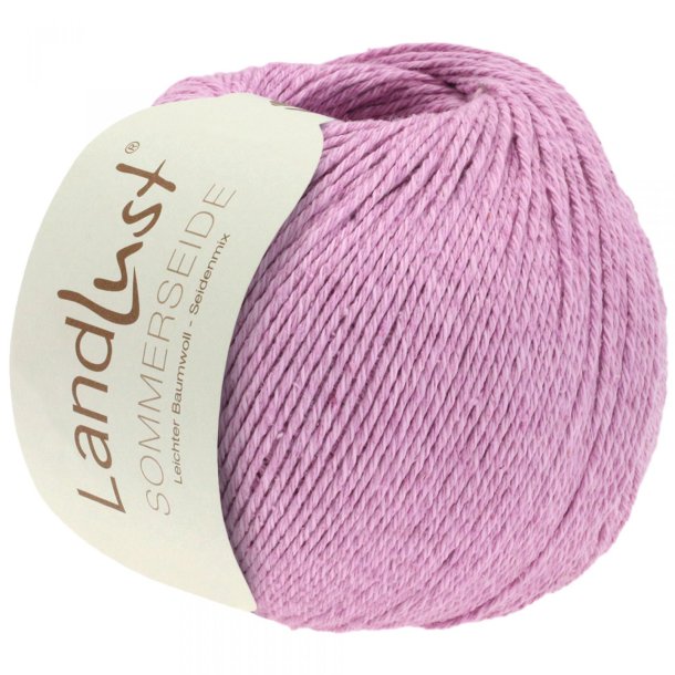 Lana Grossa - Landlust Sommerseide - silke/bomuldsgarn - Syren (0022) - 50g
