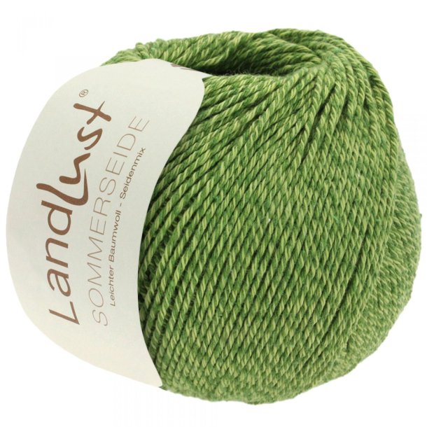 *Lana Grossa - Landlust Sommerseide - silke/bomuldsgarn - Lvgrn (0031) - 50g