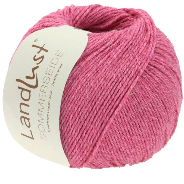 Lana Grossa - Landlust Sommerseide - silke/bomuldsgarn - Pink (0033) - 50g