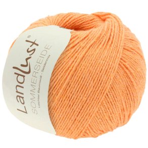 Lana Grossa - Landlust Sommerseide - silke/bomuldsgarn - Orange (0039) - 50g