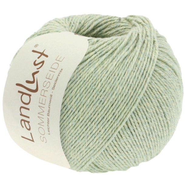 Lana Grossa - Landlust Sommerseide - silke/bomuldsgarn - Lindegrn (0040) - 50g