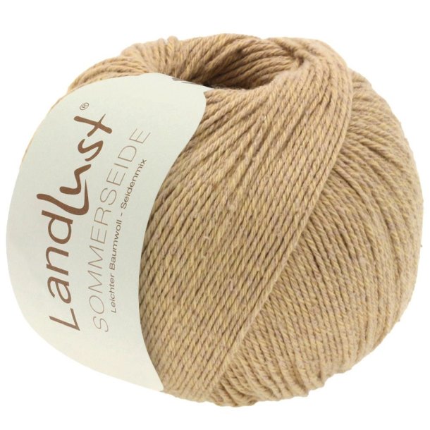 Lana Grossa - Landlust Sommerseide - silke/bomuldsgarn - Camel (0044) - 50g