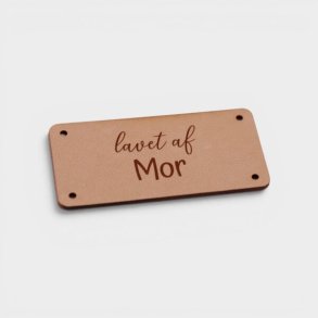 by KABRO - Label - Lavet af mor - naturfarvet l�der