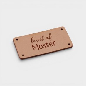 by KABRO - Label - Lavet af moster - naturfarvet l�der