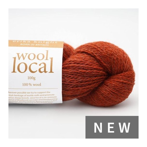 Erika Knight - Wool Local - uldgarn - Yaxley Orange (813) - 100g