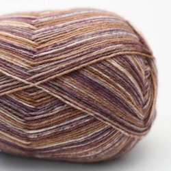 Kremke Soul Wool - Edelweiss Print uld/strmpegarn - Moor (03) - 100g