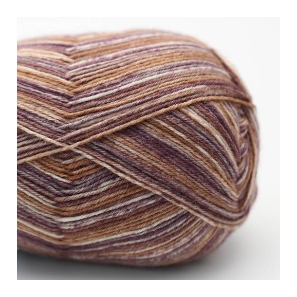 Kremke Soul Wool - Edelweiss Print uld/strmpegarn - Moor (03) - 100g