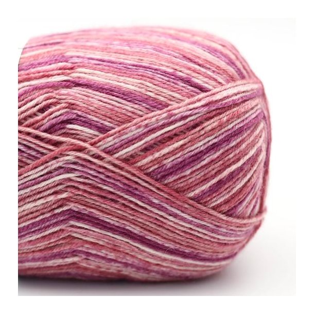 Kremke Soul Wool - Edelweiss Print uld/strmpegarn - Bramble (06) - 100g