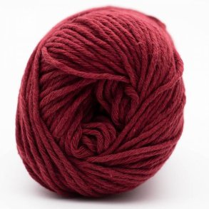 *Kremke Soul Wool - Karma Cotton - Recycled bomuldsgarn - Bordeaux (08) - 50g