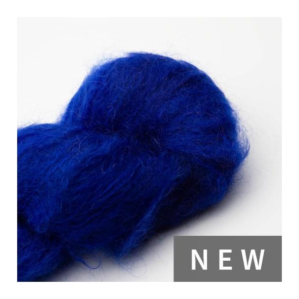 Cowgirlblues - Fluffy Mohair garn Solids - Cobalt - 100g
