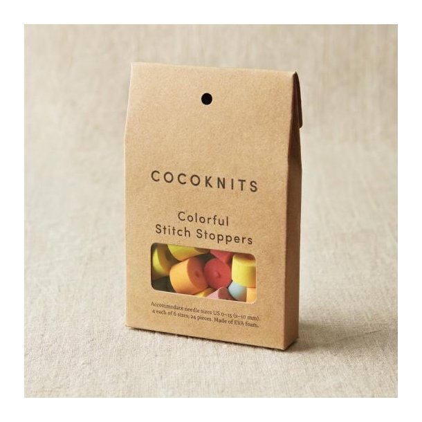 CocoKnits maskestoppere i mix farver