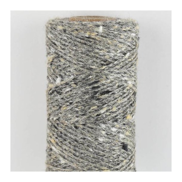 BC Garn - Tussah Silke garn - Grey Tweed Mix (sp12) - 50g