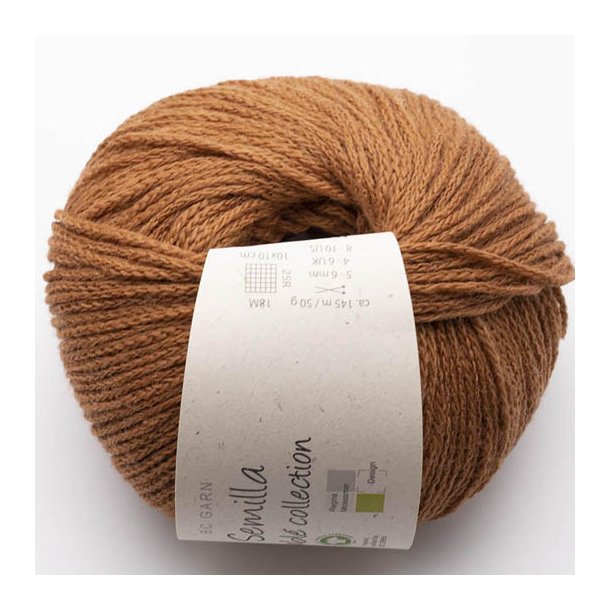 BC Garn - Semilla Cabl GOTS - uldgarn - Argan Oli (13) - 50g